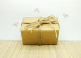 Recycled Stripe Kraft-Matte Gold Gift Wrapping Paper