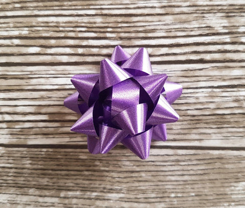 Star Bow Soft Sheen Purple