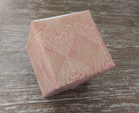 Recycled Pale Pink and Gold Luxury Neo-Classical Wrapping Paper