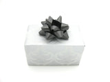 Christmas Gift Wrap Black & Silver Reversible