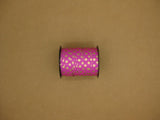 Dot & Stripe Reversible Curling Ribbon Hot Pink & Gold 10m - Giftwrapit