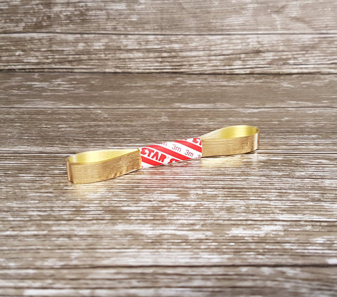 Gold Curling Ribbon Textured Metallic 3m - Giftwrapit