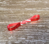 Shiny Red Textured Curling Ribbon Xmas