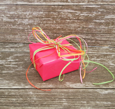 Hot Pink Gloss Wrapping Paper-High Shine Pink Gift Wrap