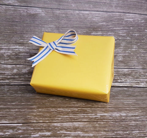 Plain yellow glossy gift wrap-Yellow Wrapping Paper Roll