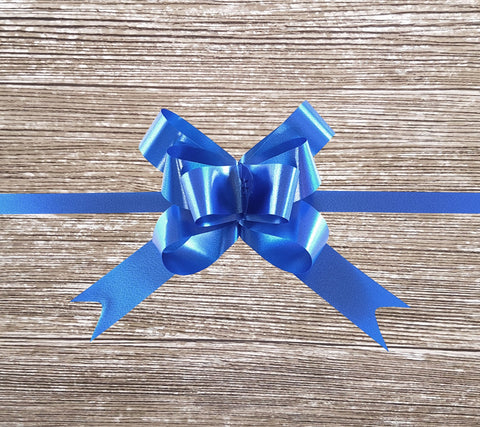 Royal Blue Gift Bow-Blue Pull Bow-Blue Bow