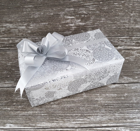 Luxury Silver Christmas Wrapping Paper