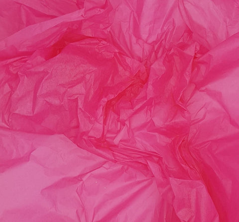 Hot Pink Tissue Paper-Cerise Pink Tissue Paper Sheets